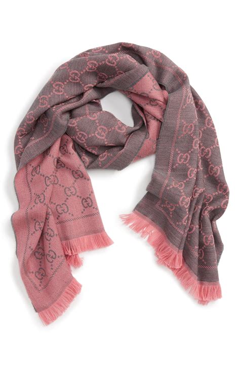 echarpe gucci promo|gucci pink wool scarf.